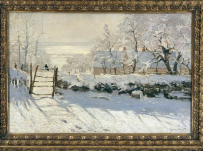 The Magpie by Claude Monet